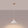 Suspension Acier Blanc E27 1 Jaga