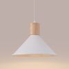 Suspension Acier Blanc E27 1 Jaga