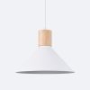 Suspension Acier Blanc E27 1 Jaga