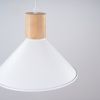 Suspension Acier Blanc E27 1 Jaga