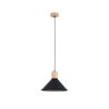 Suspension Acier Noir E27 1 Jaga