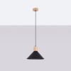 Suspension Acier Noir E27 1 Jaga
