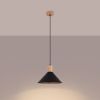 Suspension Acier Noir E27 1 Jaga