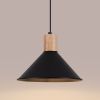 Suspension Acier Noir E27 1 Jaga