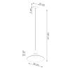 Suspension Acier Noir E27 1 Jaga