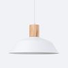 Suspension Acier Blanc E27 1 Fano