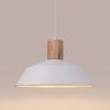 Suspension Acier Blanc E27 1 Fano