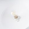 Suspension Acier Blanc E27 1 Fano