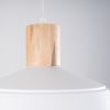 Suspension Acier Blanc E27 1 Fano