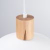 Suspension Acier Blanc E27 1 Fano