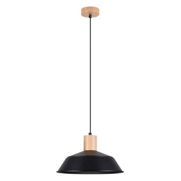 Suspension Acier Noir E27 1 Fano