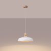 Suspension Acier Blanc E27 1 Indy