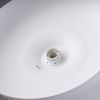 Suspension Acier Blanc E27 1 Indy