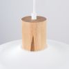 Suspension Acier Blanc E27 1 Indy