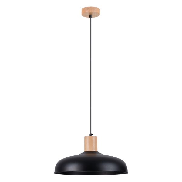 Suspension Acier Noir E27 1 Indy