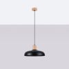 Suspension Acier Noir E27 1 Indy