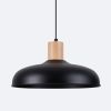 Suspension Acier Noir E27 1 Indy