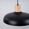 Suspension Acier Noir E27 1 Indy