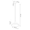 Suspension Acier Noir E27 1 Indy