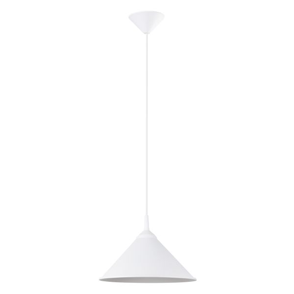 Suspension Acier Blanc E27 1 Zuma