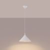 Suspension Acier Blanc E27 1 Zuma