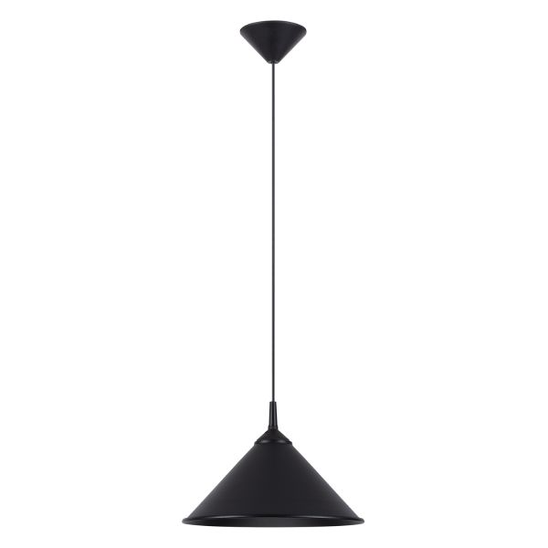 Suspension Acier Noir E27 1 Zuma