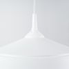 Suspension Acier Blanc E27 1 Frika
