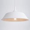Suspension Acier Blanc E27 1 Frika