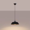 Suspension Acier Noir E27 1 Frika