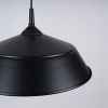 Suspension Acier Noir E27 1 Frika