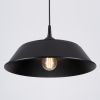 Suspension Acier Noir E27 1 Frika
