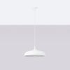 Suspension Acier Blanc E27 1 Gina
