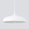 Suspension Acier Blanc E27 1 Gina