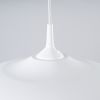 Suspension Acier Blanc E27 1 Gina