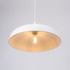 Suspension Acier Blanc E27 1 Gina