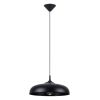 Suspension Acier Noir E27 1 Gina