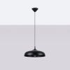 Suspension Acier Noir E27 1 Gina