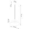 Suspension Acier Noir E27 1 Gina