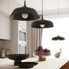 Suspension Acier Noir E27 1 Gina