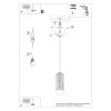 Suspension Acier Noir G9 1 Brina