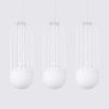 Suspension Acier Blanc G9 3 Brina