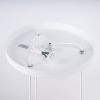 Lustre Acier Blanc G9 3 Brina