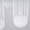 Lustre Acier Blanc G9 3 Brina