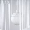 Lustre Acier Blanc G9 3 Brina