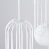 Lustre Acier Blanc G9 3 Brina