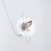 Lustre Acier Blanc G9 3 Brina
