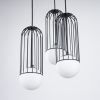 Lustre Acier Noir G9 3 Brina