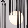 Lustre Acier Noir G9 3 Brina