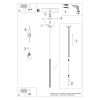 Suspension Acier Noir G9 1 Arche