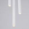 Lustre Acier Blanc G9 3 Arche